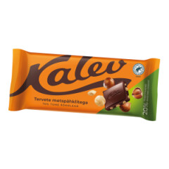 KALEV Kalev dark chocolate with whole hazelnuts 100g