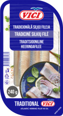 VICI Siļķes fileja tradicionālā 240g/190g 0,24kg