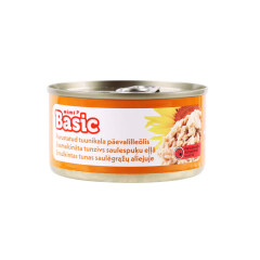 RIMI Smulk.tunas aliejuje RIMI BASIC, 185 g 185g