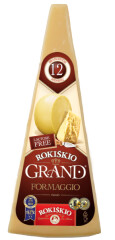 ROKIŠKIO GRAND Hard cheese, "Rokiškio GRAND", 37% fat, 12 months, 180 g 180g