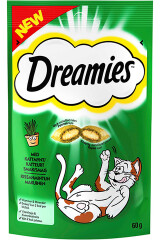 DREAMIES Täiendsööt kassidele kassimündiga 60g