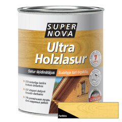 SUPER NOVA Dekorat.lazūriniai dažai medienai Ultra Holzlasur bespalviai 2,5l