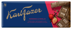 KARL FAZER Karl Fazer strawberry and vanilla 190g tablet 190g