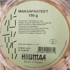 HIIUMAA KÖÖK + PAGAR Maksapasteet 150g