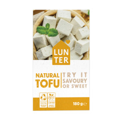 LUNTER Natūralus tofu LUNTER, 10x180g 180g