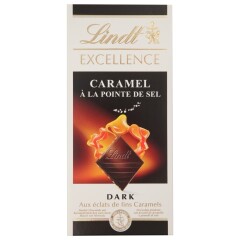 LINDT Exellence Caramel with a touch of sea salt 100g