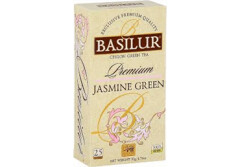 BASILUR Zaļā tēja maisiņos Jasmīnu 25x2 50g