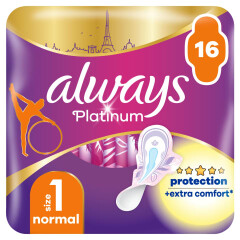 ALWAYS Hig.paketai ALWAYS PLATINUM NORMAL,16vnt 16pcs