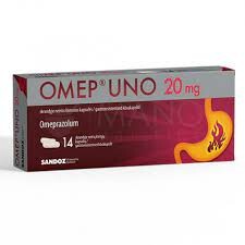 OMEP UNO Omep Uno 20mg skrandyje neirios kiet.caps. N14 (Sandoz) 14pcs