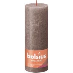 BOLSIUS Sammasküünal Rustic Taupe 190/68mm 1pcs