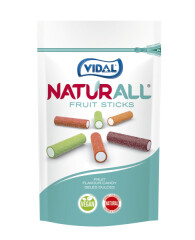 VIDAL VIDAL Doypack Naturall Fruit Sticks 180 g /Gummies 180g