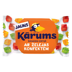 KARUMS Varškės sūrelis KARUMS su želiniais saldainiais, 45g