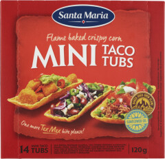 SANTA MARIA Mini Taco Tubs 120g
