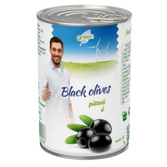 GREEN Mustad oliivid k-ta 300g