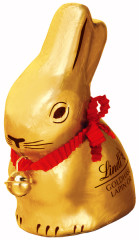 LINDT LINDOR Šokolādes figūriņas Gold Bunny 100g