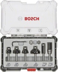 BOSCH Frezų komplektas Bosch Straight, 6 dalių, 8 mm 6pcs