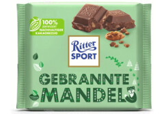 RITTER SPORT Šokoladas su karam. migd. 100g
