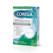 COREGA Corega Cleansers Tabs Dental White valymo tabletės N30 30pcs