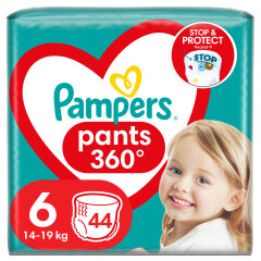 PAMPERS Sauskelnės-kelnaitės PAMPERS PANTS 6 (15+ kg) 44pcs