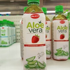 ALEO Aloe Vera dzēriens ar zemeņu garšu 500ml