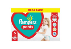 PAMPERS Sauskelnės-kelnaitės PAMPERS PANTS MEGA PACK 6 (15+ kg) 84pcs
