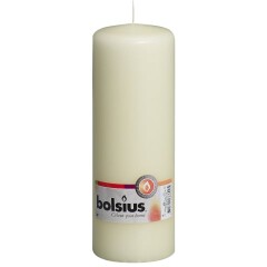 BOLSIUS Cilindrinė žvakė, kreminės sp., 20 x 7 cm 1pcs