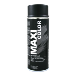 MAXI COLOR Aerozolinis akrilinis gruntas MAXI COLOR, juodos sp., 400 ml 400ml