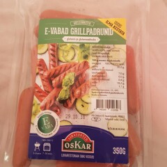 OSKAR E-vabad grillpadrunid 350g