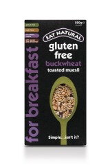 EAT NATURAL Eat Natural Toasted Muesli with Buckwheat G.F. 500g