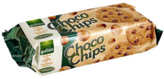 GULLON Choco-Chips pähkli-šokolaadi tükkidega 125g