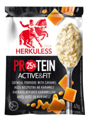 HERKULESS Herkuless A&F Proteiini kaerahelbepuder karamelliga 0,04kg