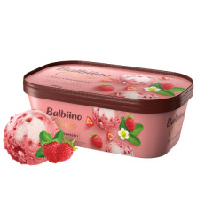 CLASSIC CLASSIC Wild strawberry ice cream with strawberry pieces 700ml/380g 0,38kg