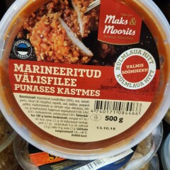 MAKS & MOORITS Marineeritud välisfilee punases kastmes 500g