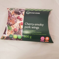 RAKVERE Cherry-smoky pork wings 800g