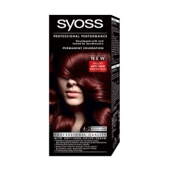 SYOSS Plaukų dažai SYOSS COLOR CREAM, Nr. 4-2 1pcs