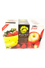 POMBEL Õuna-banaani-maasika puuviljamiks, 4x100 g 400g