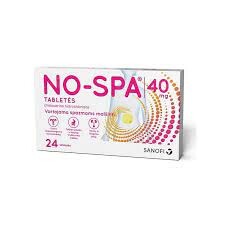 NO-SPA No-spa 40mg tab. N24 (Sanofi Aventis) 24pcs