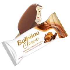 CLASSIC CLASSIC Ice cream with caramel pieces and milk chocolate glaze 120ml/80g 0,08kg