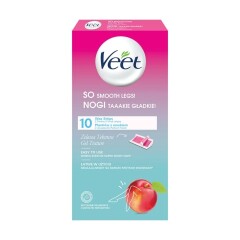 VEET Kojų depiliavimo vaško juostelės VEET nektarinų kv. 10pcs