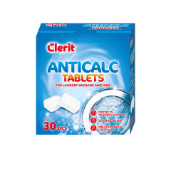 CLERIT Tabletid vee pehmendamiseks pesumasinale 30pcs