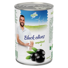 GREEN Mustad oliivid kividega 300g