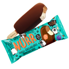 NURR NURR Vanilla and chocolate cream ice cream with milk chocolate glaze 150ml/90g 0,09kg