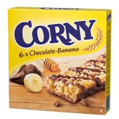 CORNY CORNY  6-pakk Sokol-banaani müslibatoon 0,15kg