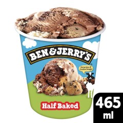 BEN & JERRY'S SOKOLAADI- JA VANILLIJÄÄTIS BROW 406g
