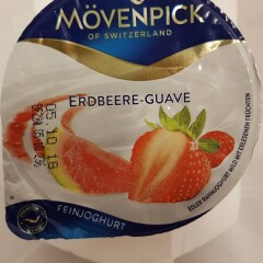 MÖVENPICK Jogurts Movenpick zemeņu un guave 150g