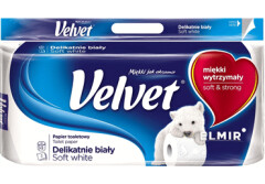 VELVET WC paber SoftWhite 3-kih. 8pcs