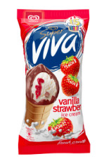 SUPER VIVA Koorejäätis maasika Super Viva 200ml 110g