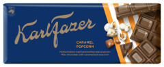 KARL FAZER Milk chocolate with caramelized popcorn 200g
