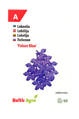 BALTIC AGRO Лобелия 'Blue Palace' 50 гранулированные семян 1pcs