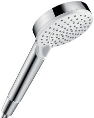 CROMETTA Dušas klausule Crometta Vario Hansgrohe D100mm/2 režīmi hromēta/balta 1pcs